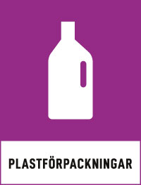 Dekal för plastförpackningar